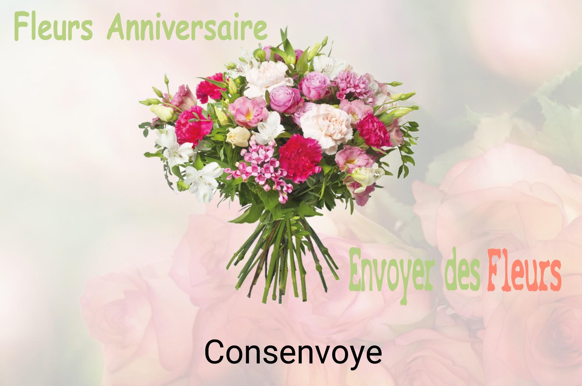 Bouquet de fleurs d’anniversaire livré à Consenvoye